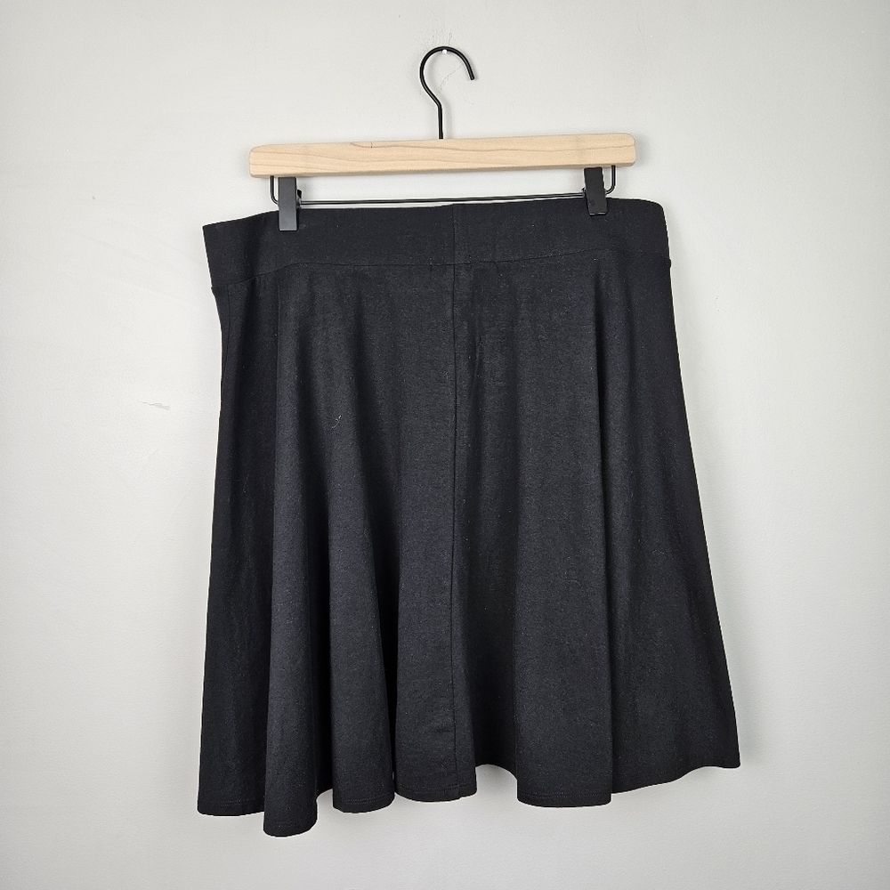 Torrid Ruffle Black Skirt 0 - Picture 8 of 9